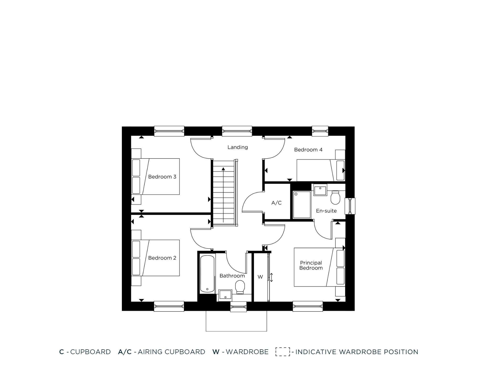 The Rook Plot 4 Floorplan