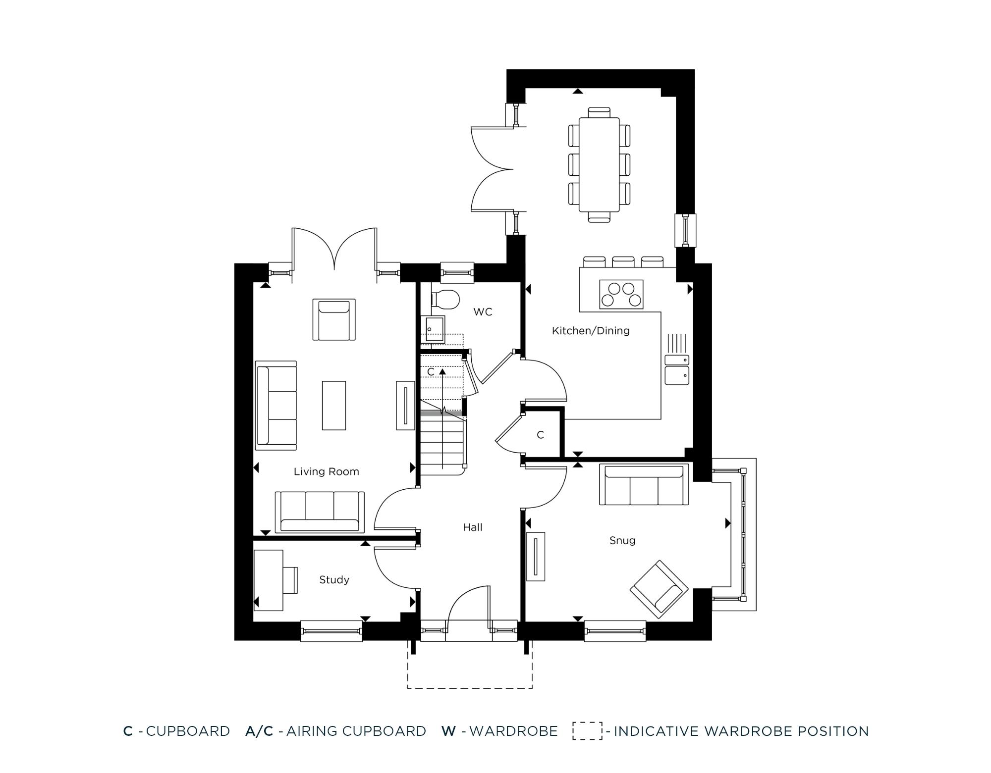 The Rook Plot 4 Floorplan