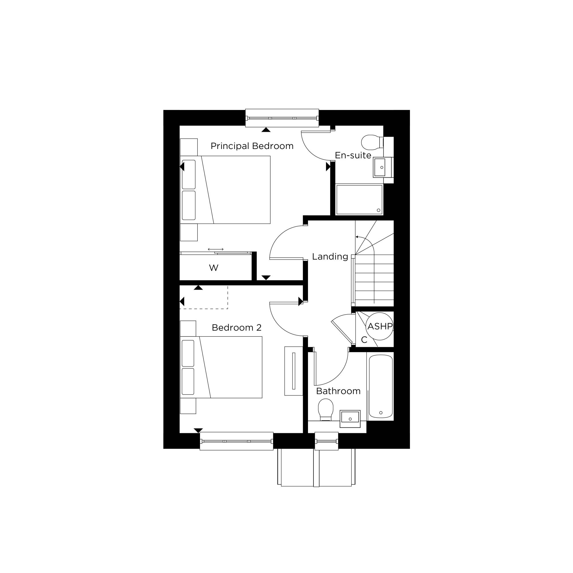 Hartley Acres, house 11, First Floor Floorplan