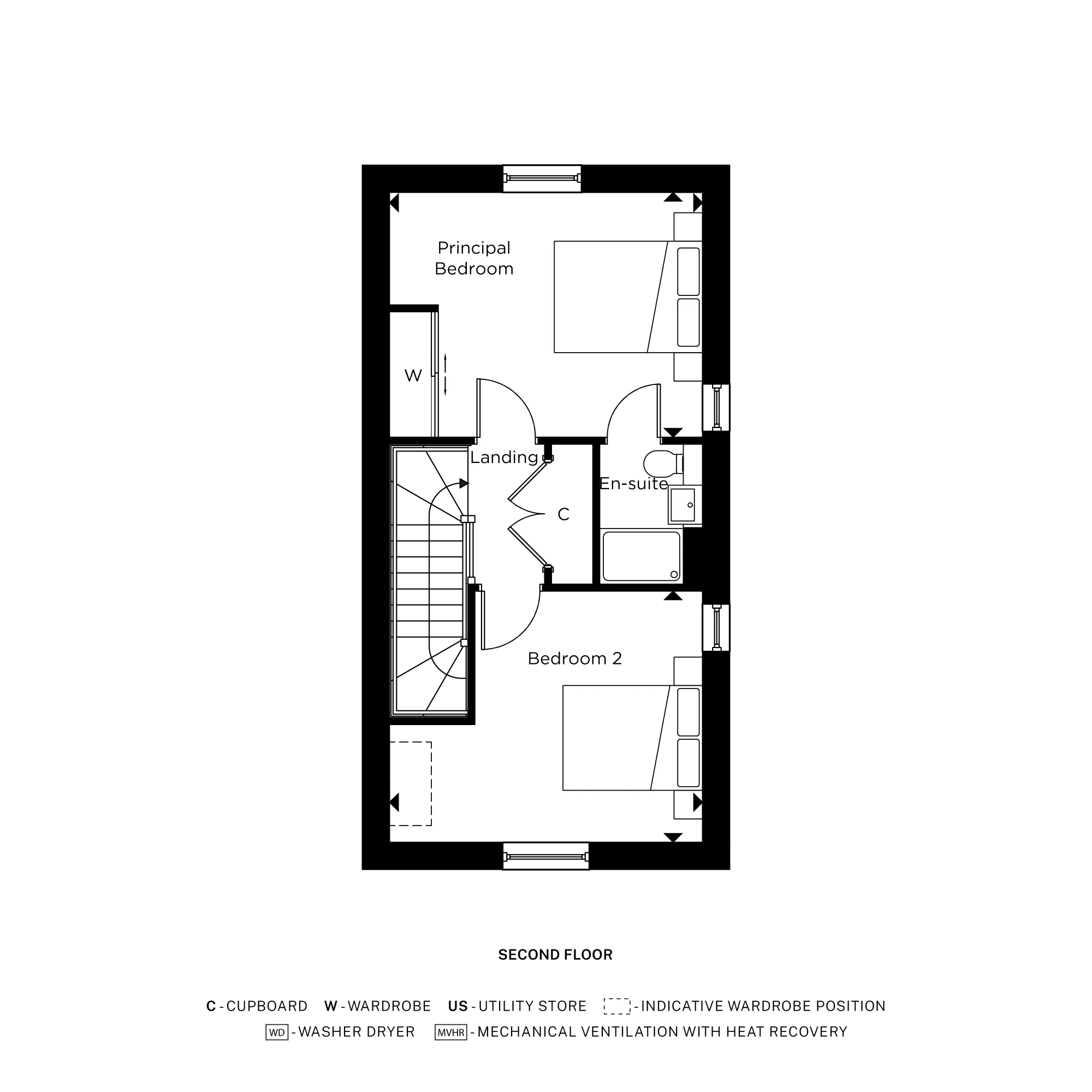 Plot 16 Canalside Quarter The Meade A Second Floor