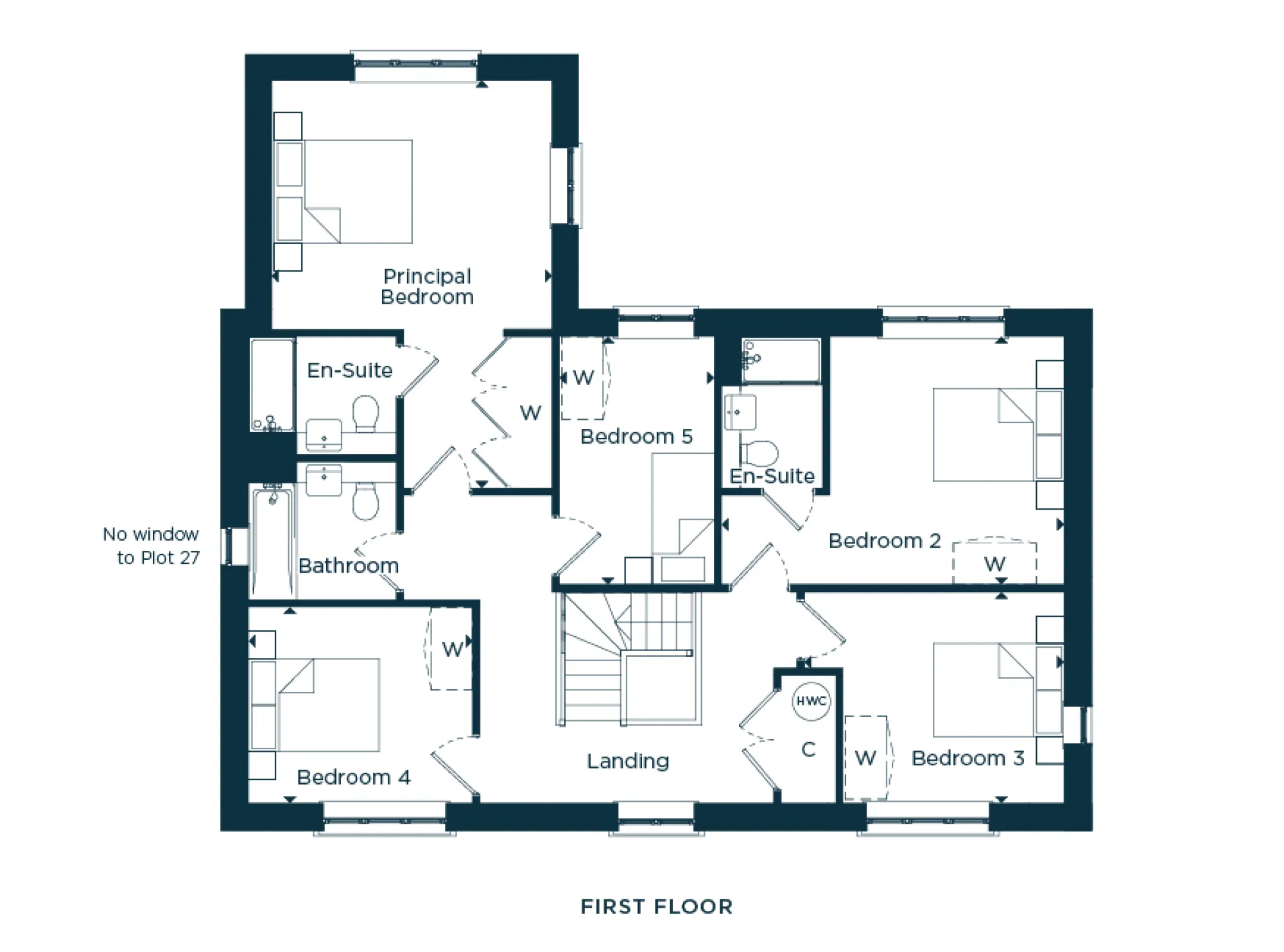 The Foxglove First Floorplan