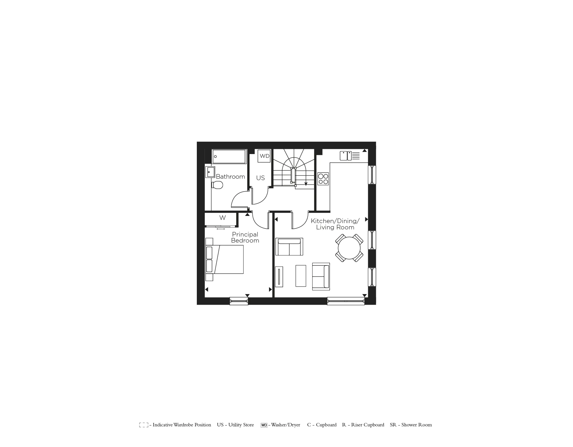 Plot 116 First Floor Floorplan