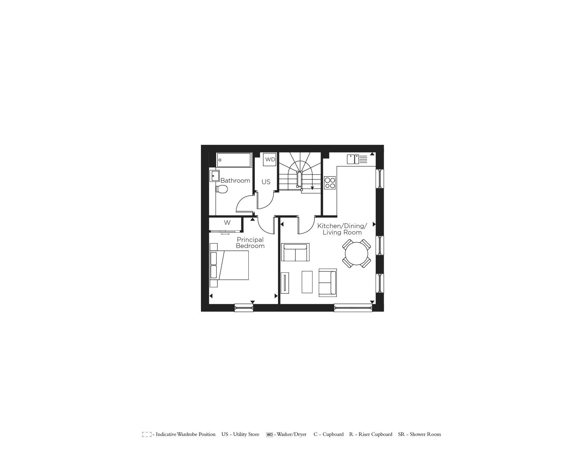 Plot 116 First Floor Floorplan