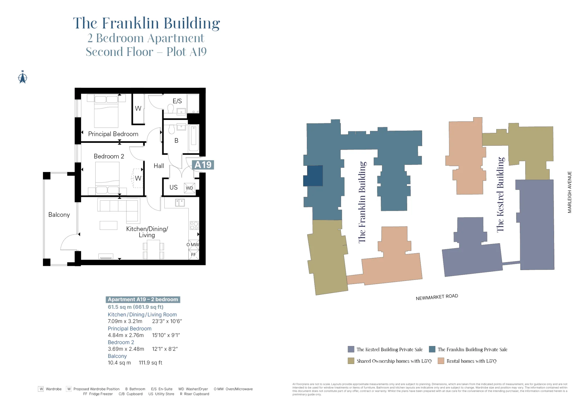 Plot A19 Floorplan with Plot Locator