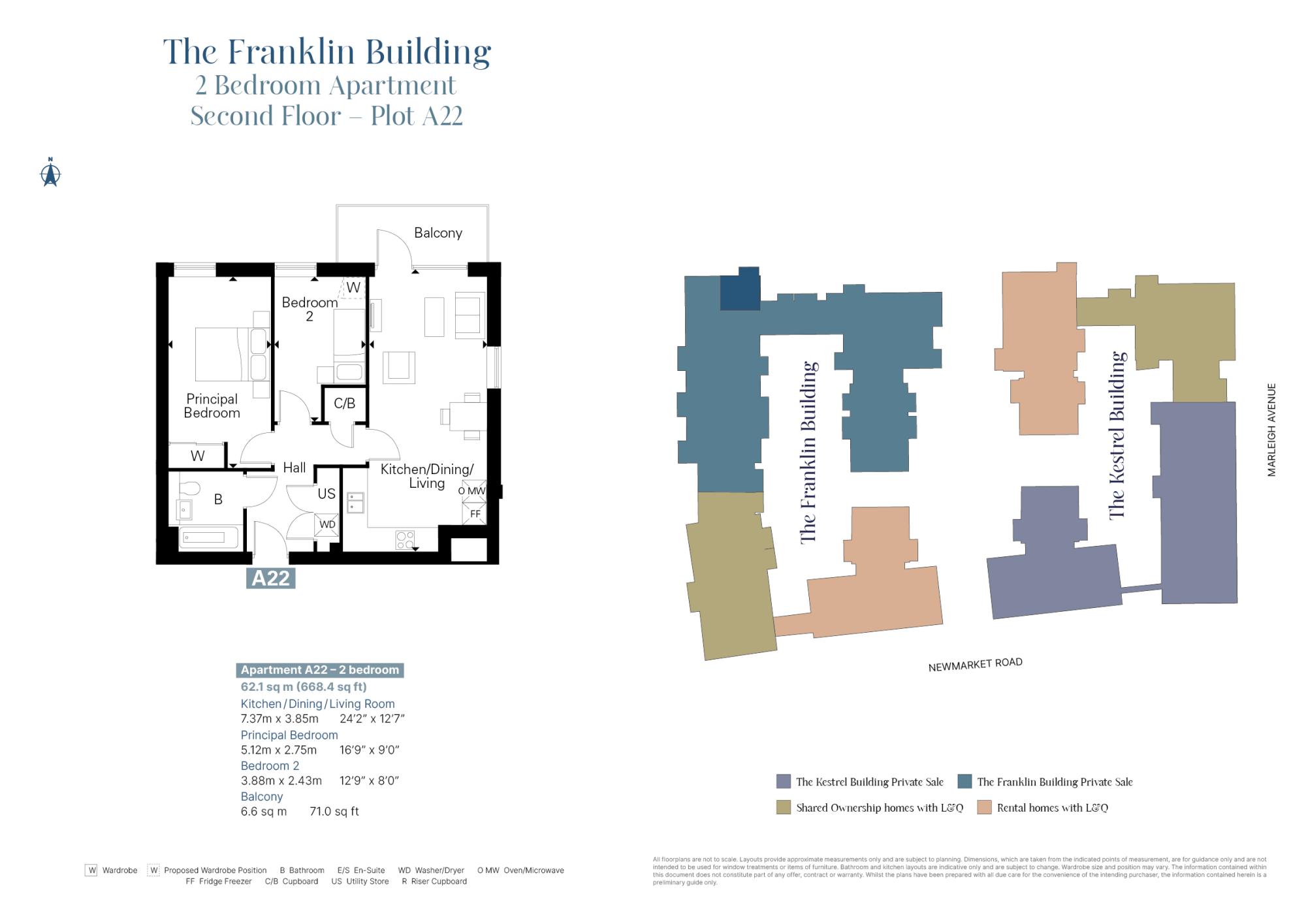 Plot A22 Floorplan with Plot Locator