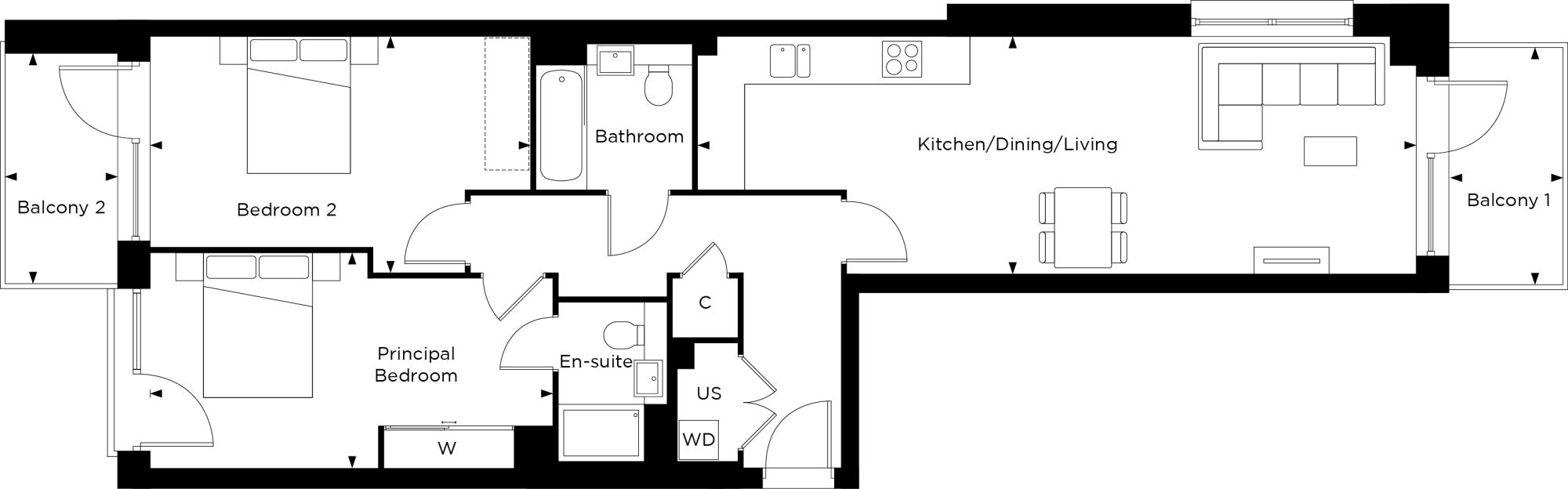 Apartment 115