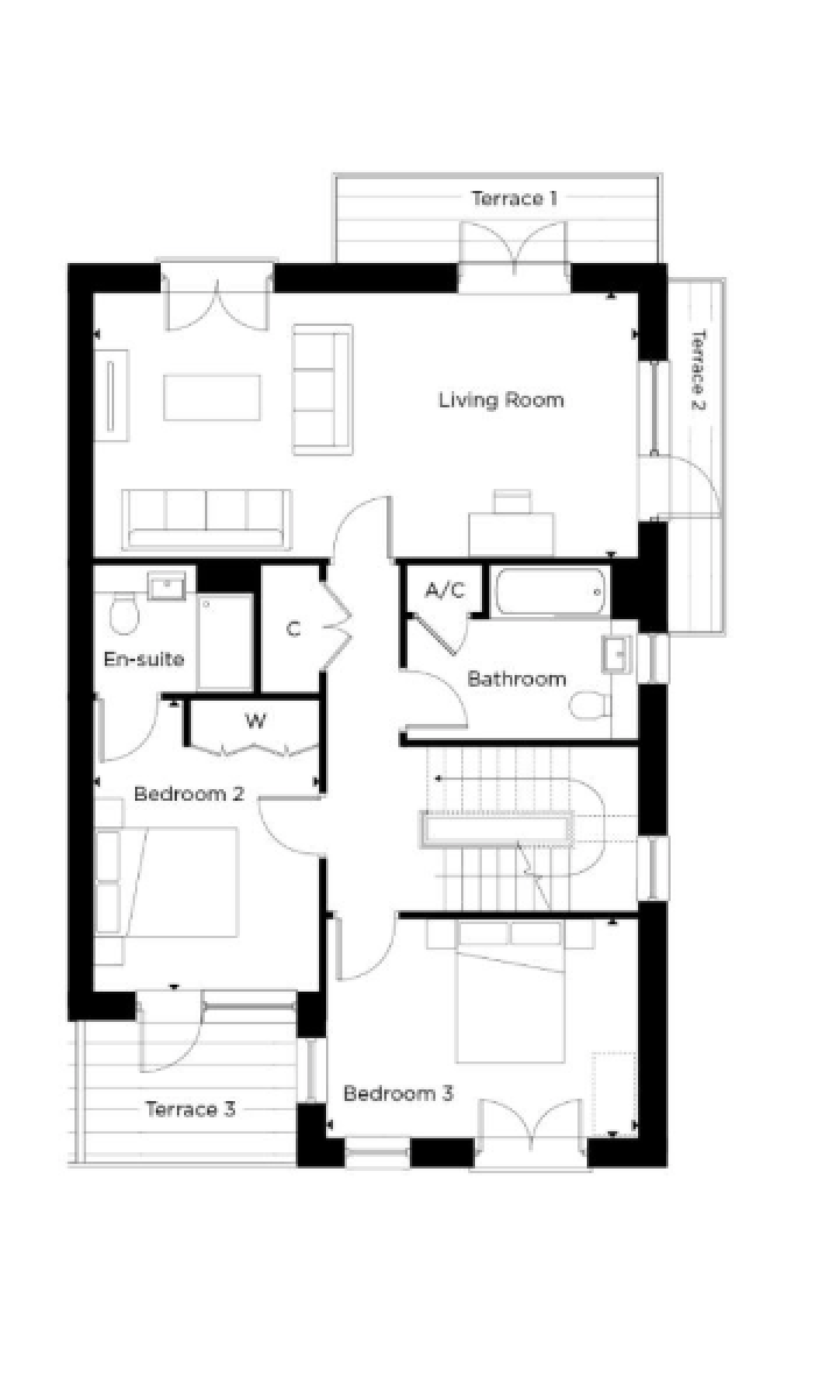 Knights Park, Plot 21 Marlowe A First Floor .png
