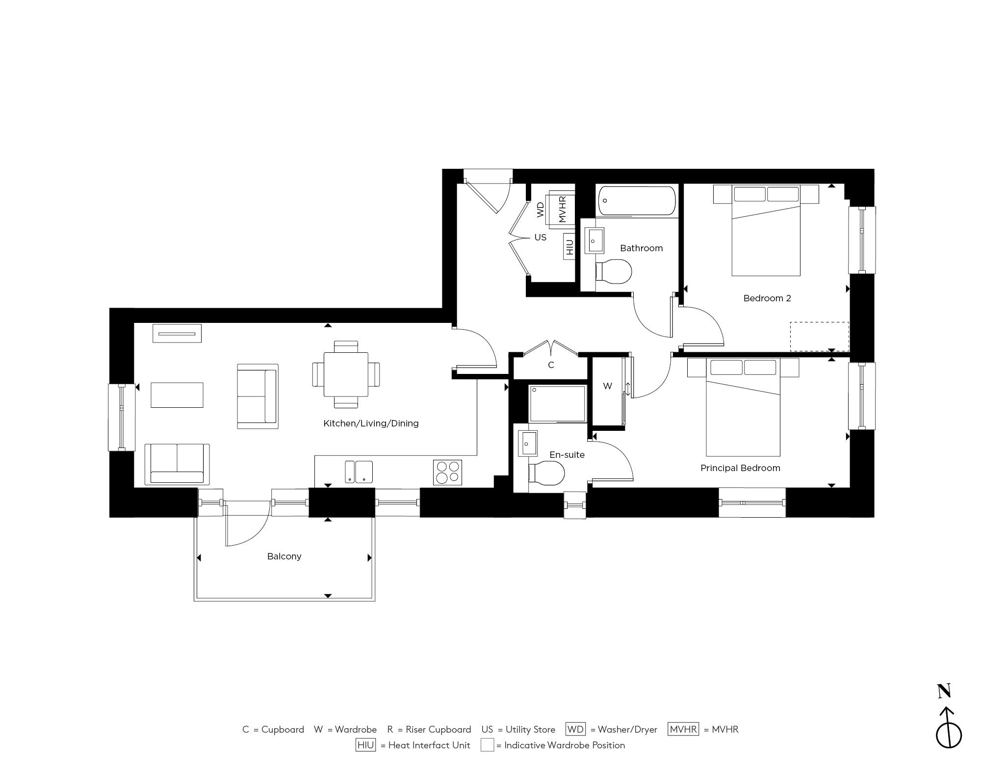 Apartment E3.19 - The Evergreens