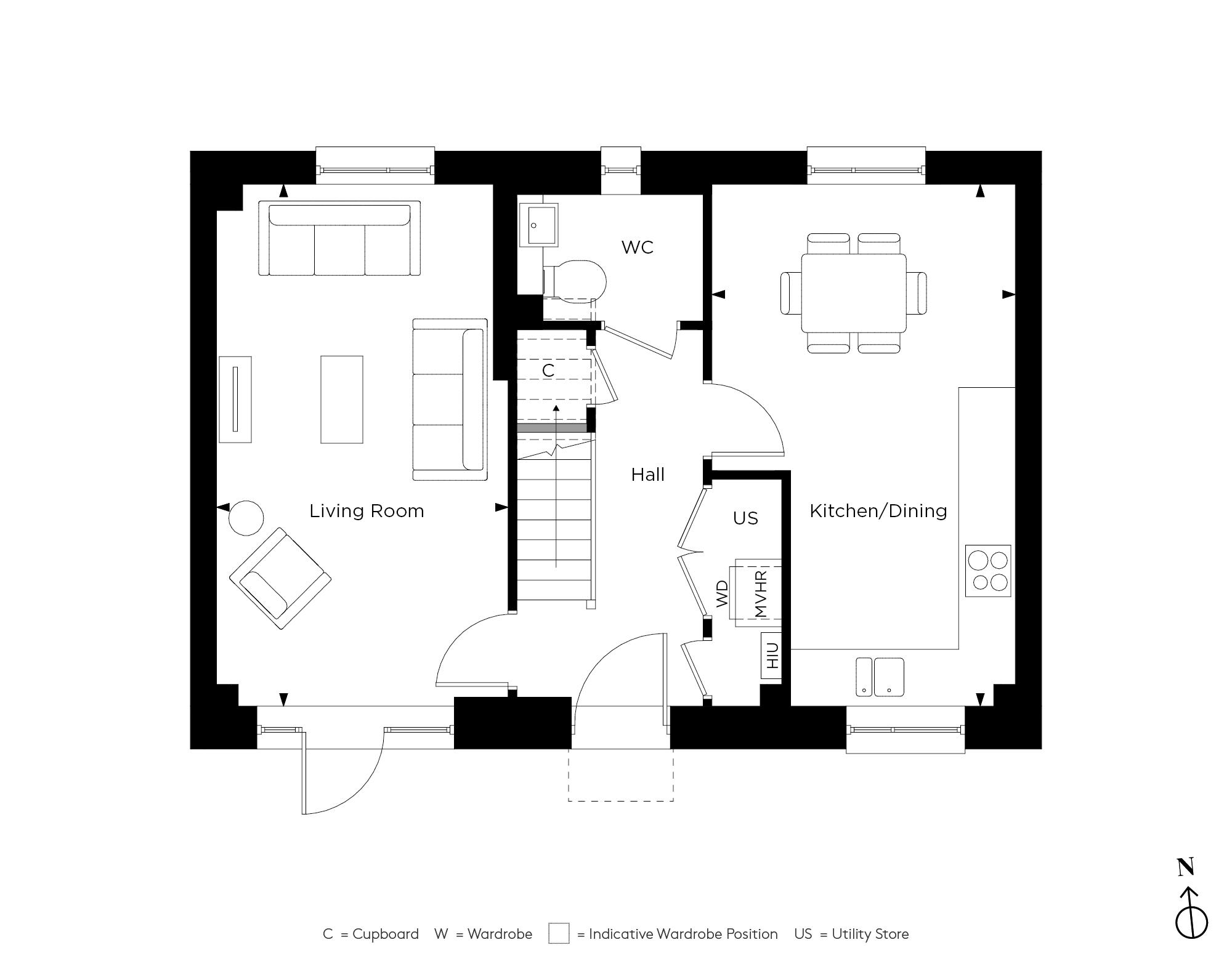Lampton Parkside E2.2 Duplex - First Floor 