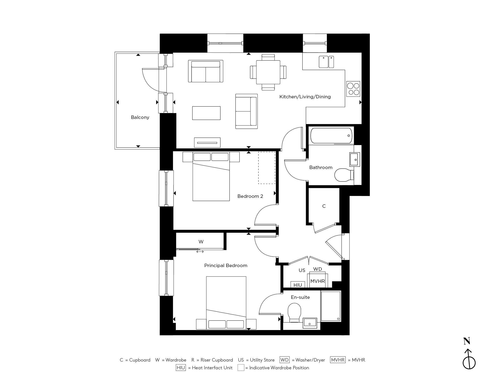 Apartment E3.24 - The Evergreens