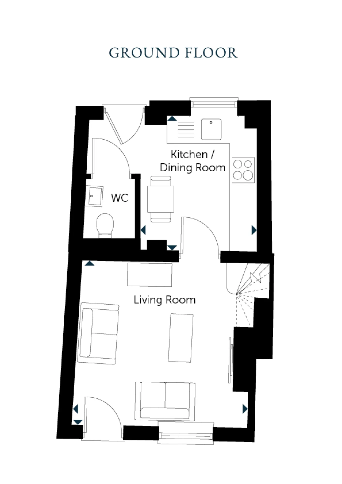 The Bayfield Cottage, Number 106 Ground Floor 
