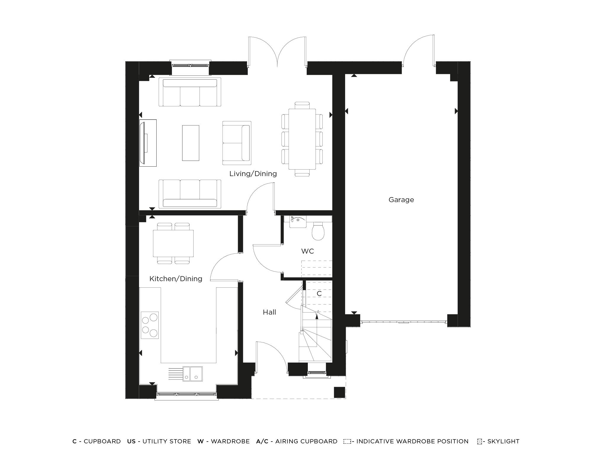 Audley Green, plot 7 - Ground Floor