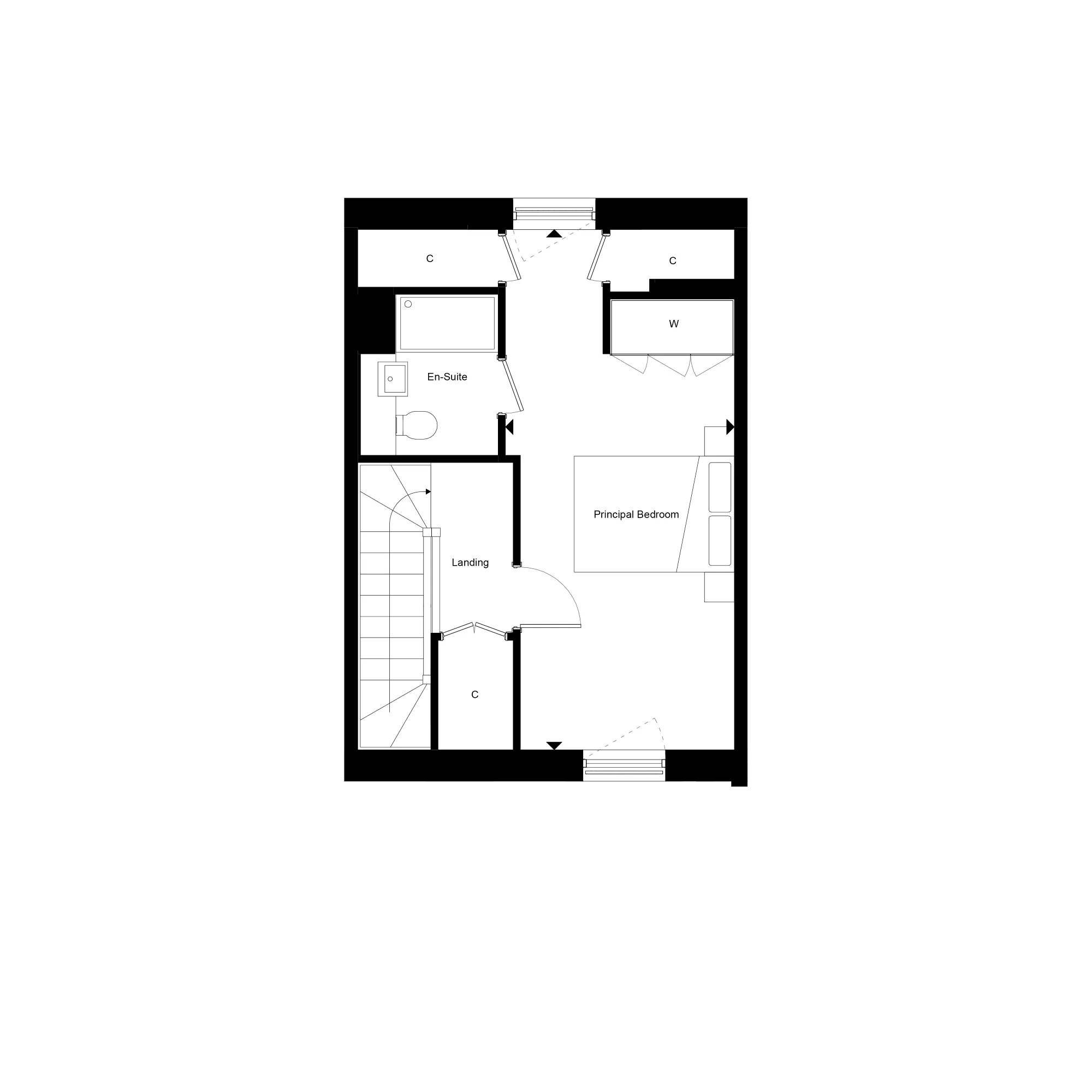 Number 2 - Ash - Second floor