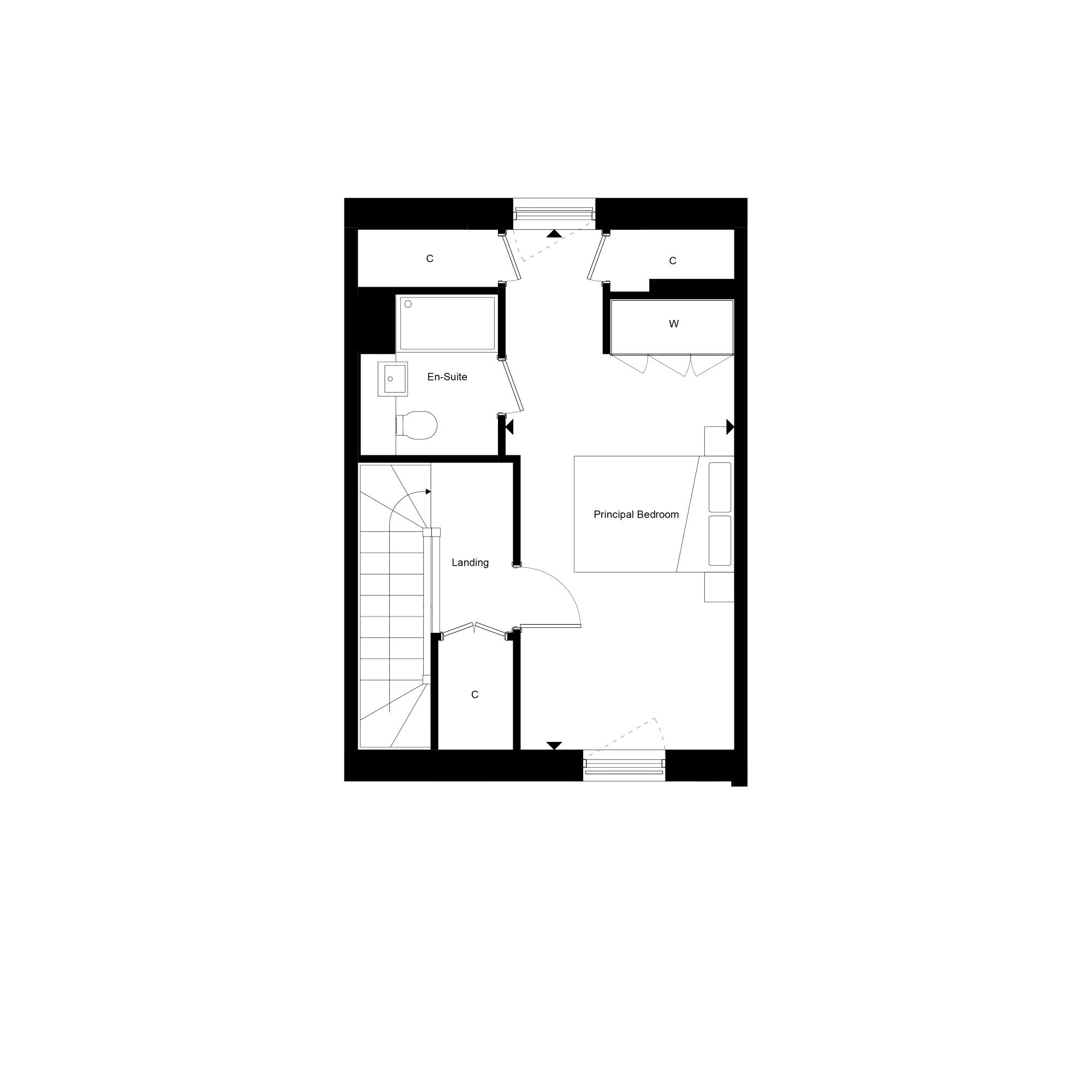 Number 2 - Ash - Second floor