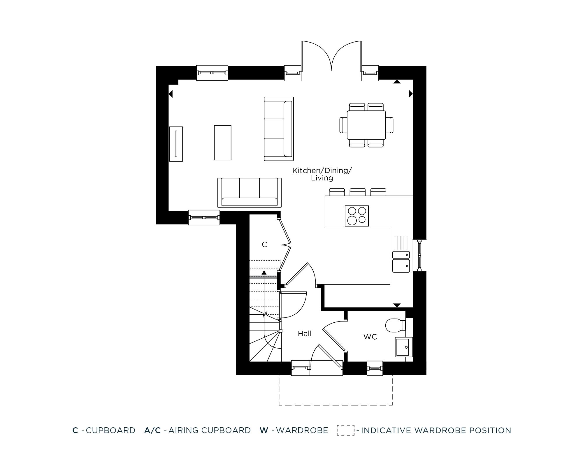 The House Martin, Number 84 ground floor