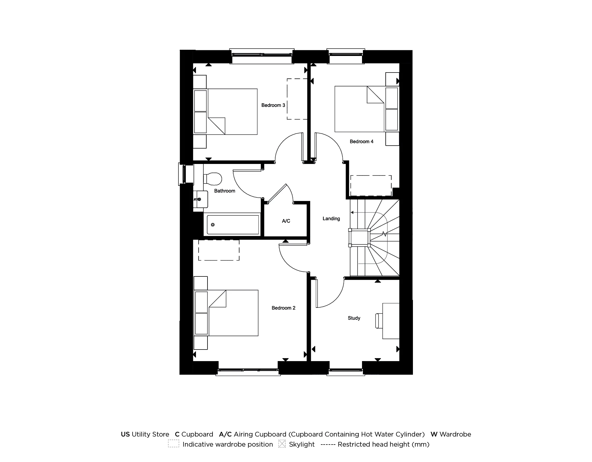 Kingsley Park - The Olive - PLOTs 8 115 116 143 First Floor