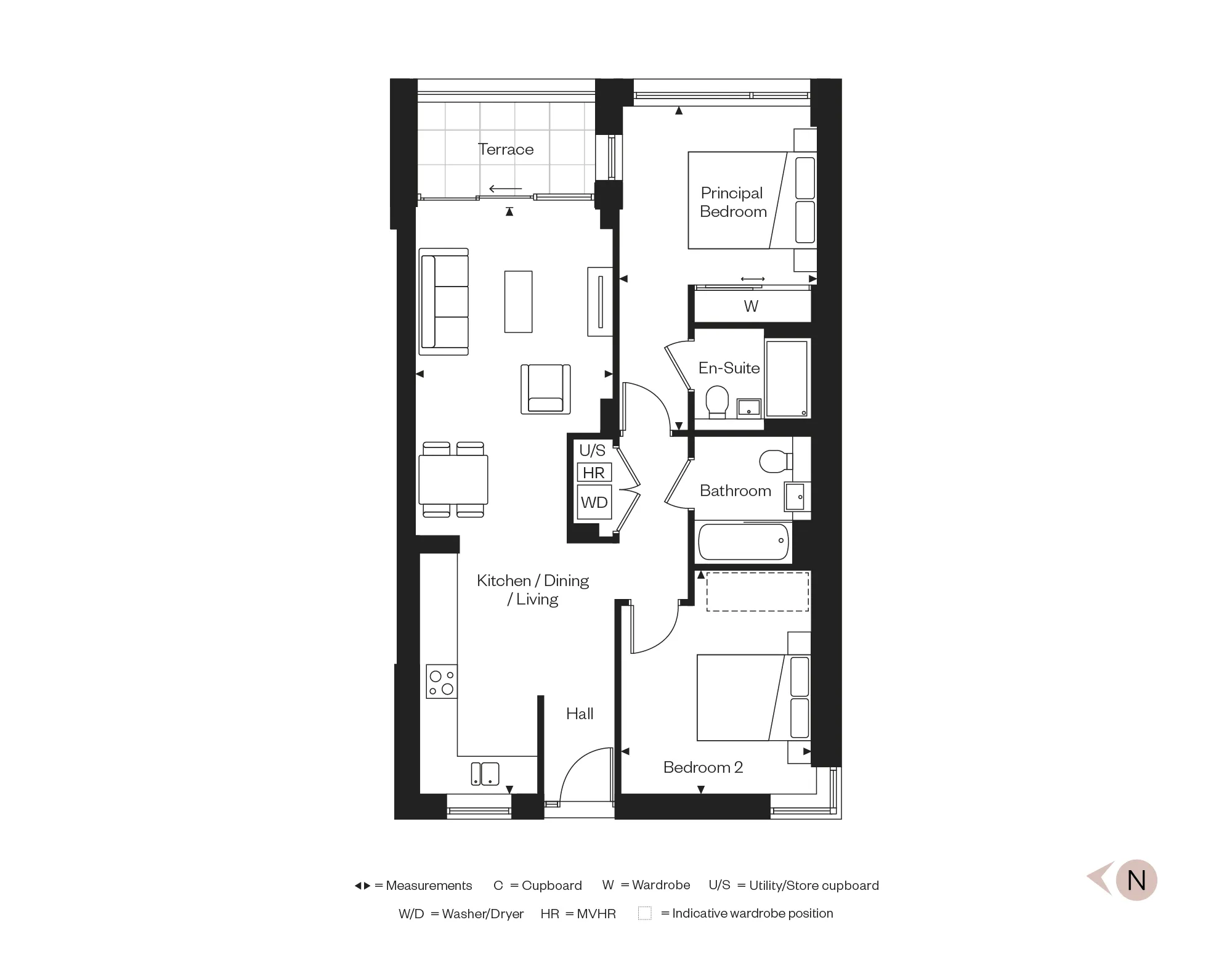Apartment 21, The Icon Floorplan