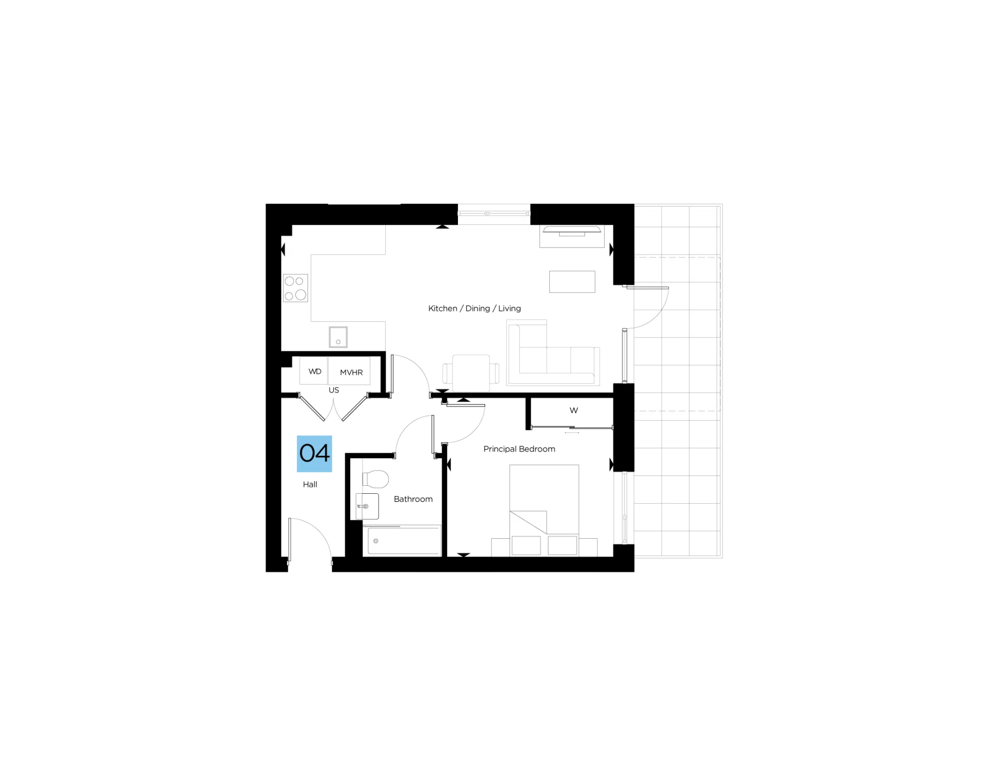 City Reach - Block W2, Florence Court - First Floor - Plot 4