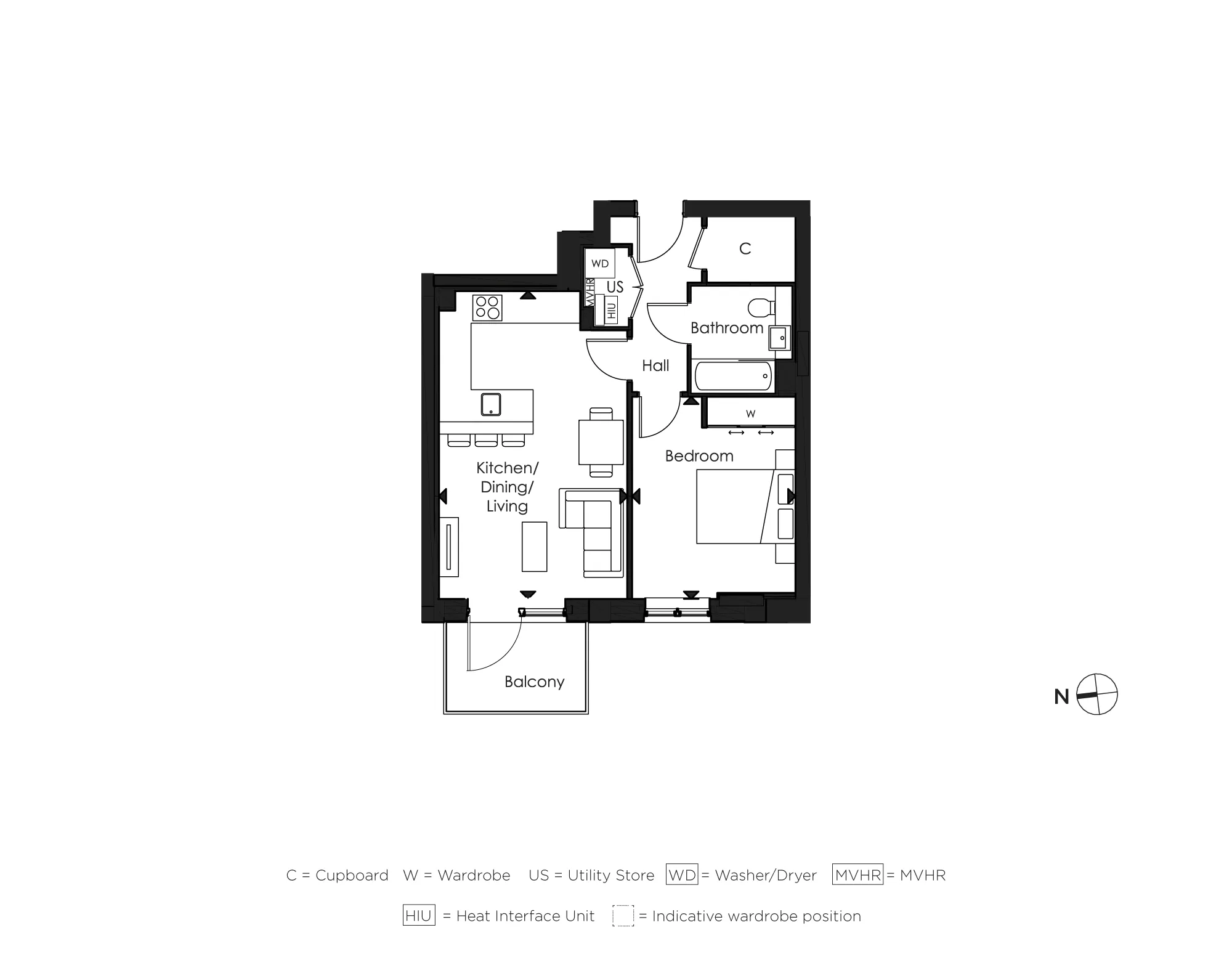 The Empire, Apartment 879 Floorplan