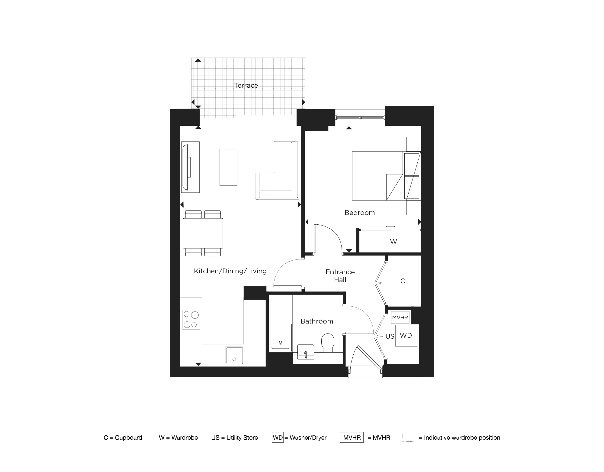 Maxima, Apartment 167 Floorplan