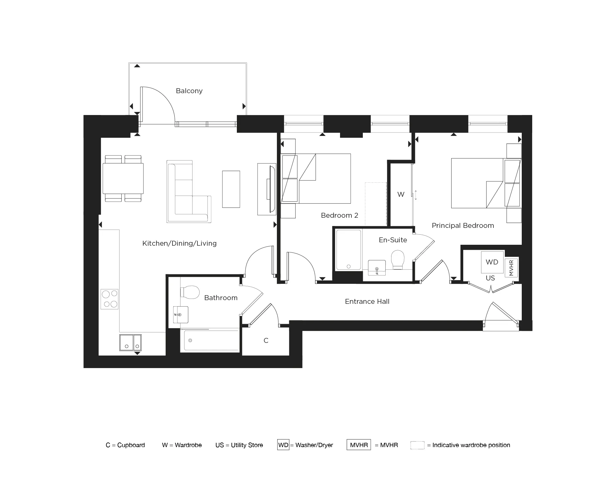 Maxima, Apartment 172 Floorplan