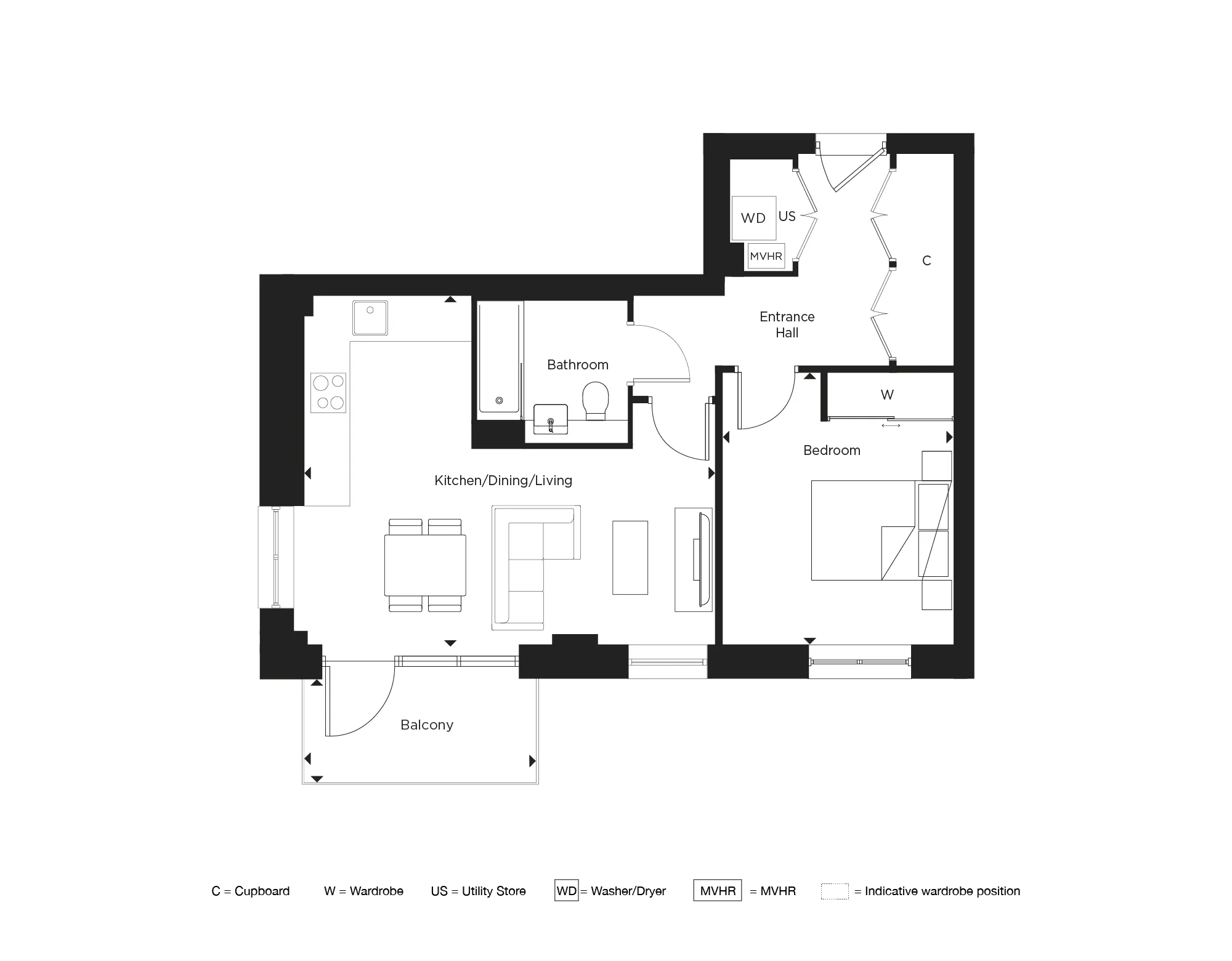 Maxima, Apartment 178 Floorplan