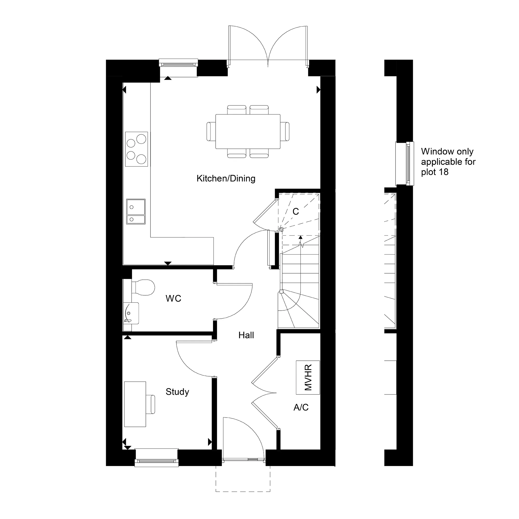 The Carlton, Ground Floor