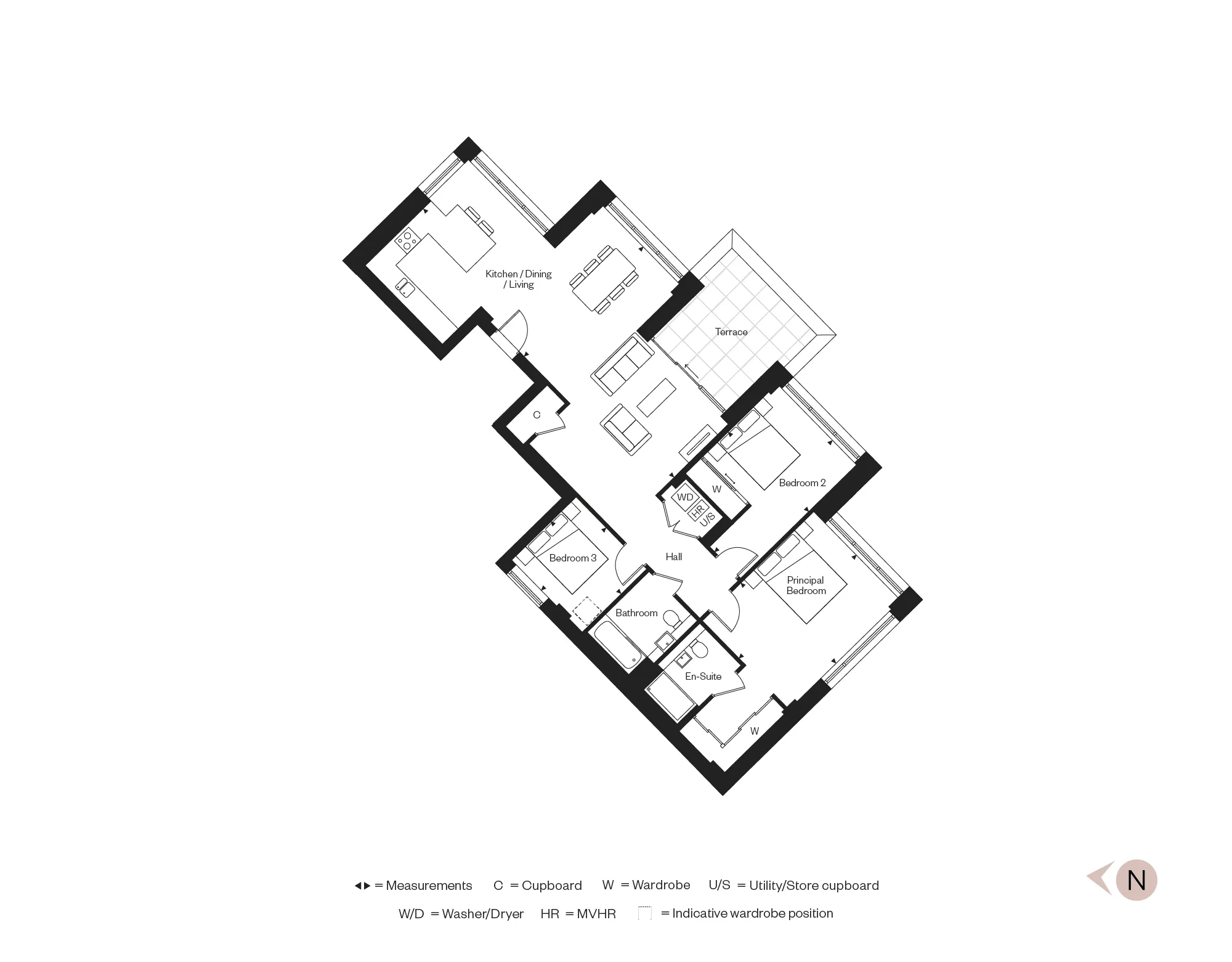 The Icon, Apartment 40 floorplan