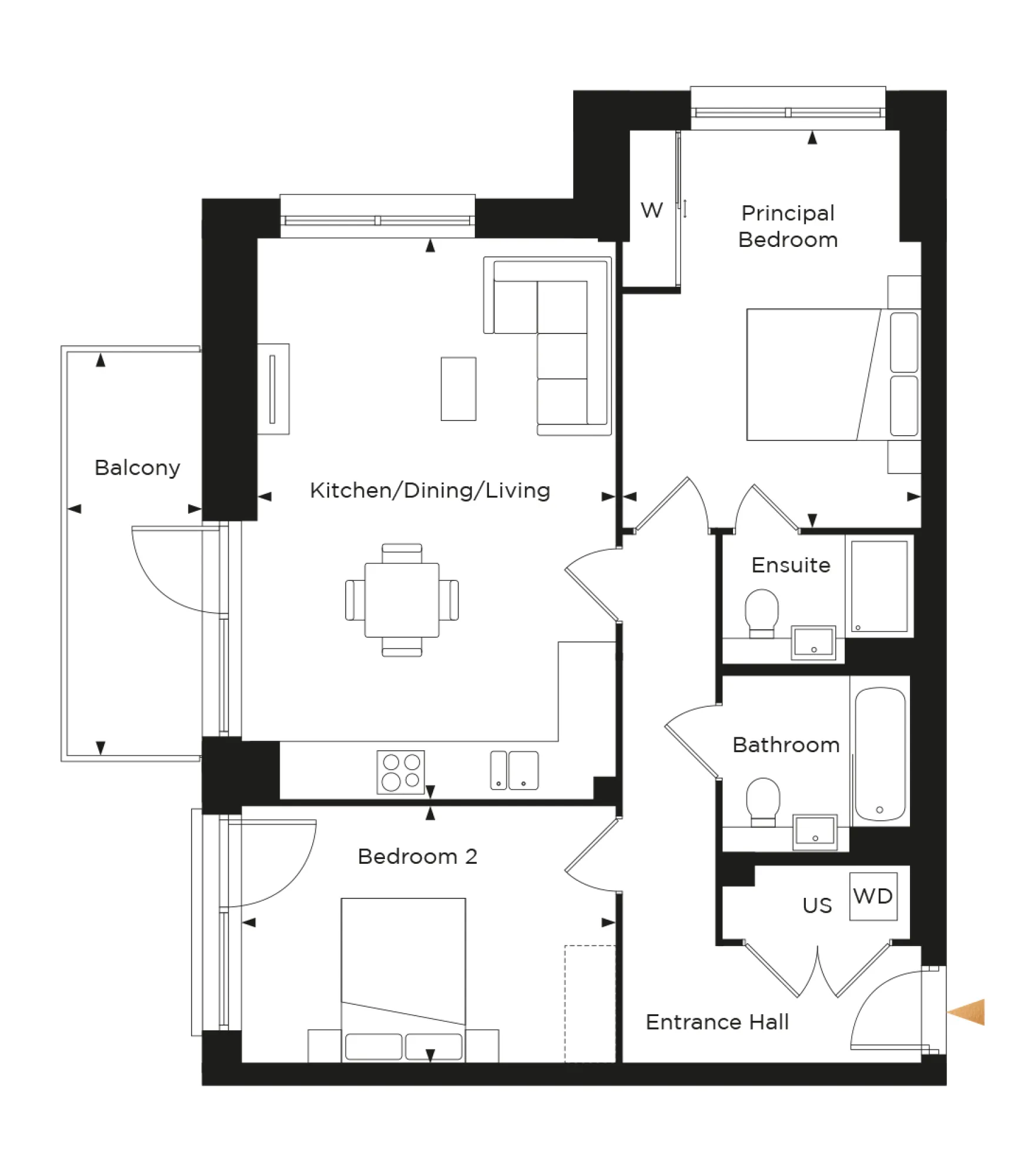 Starling House, Apartment 28 Floorplan