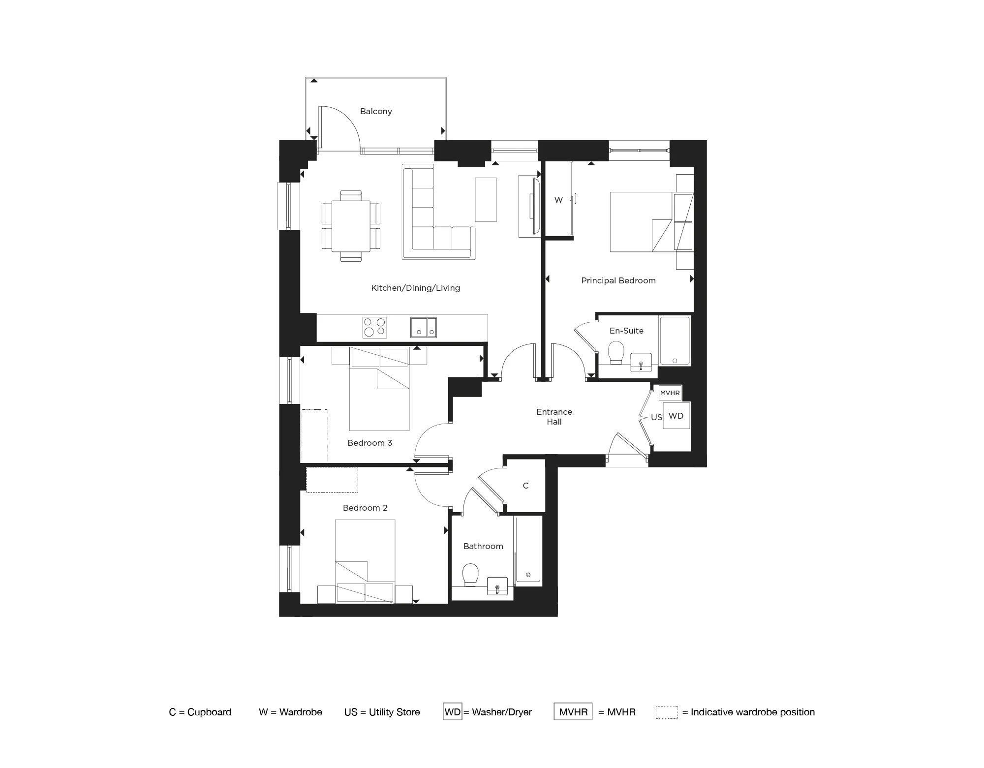 Maxima, Apartment 179 Floorplan