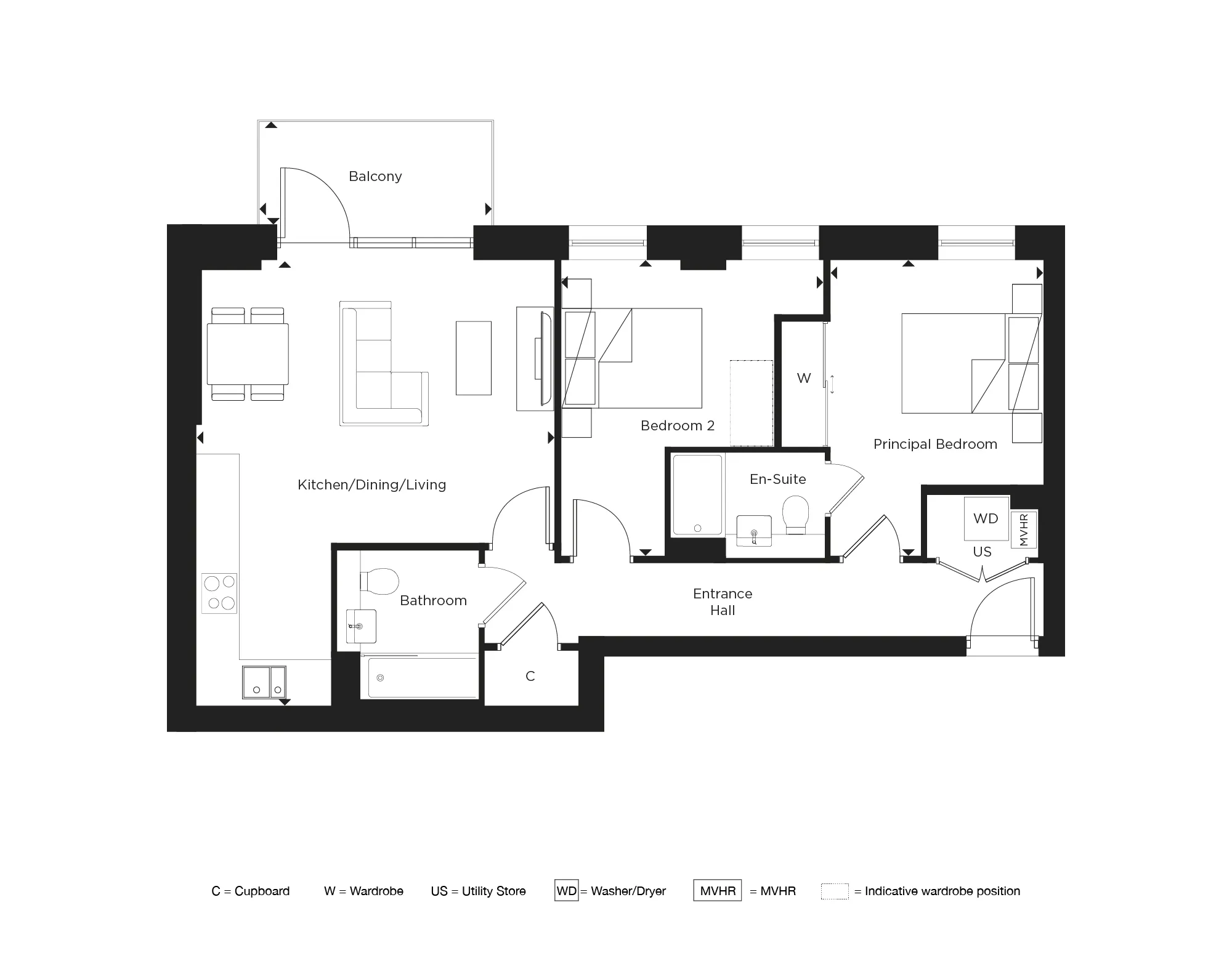 Maxima, Apartment 199 Floorplan