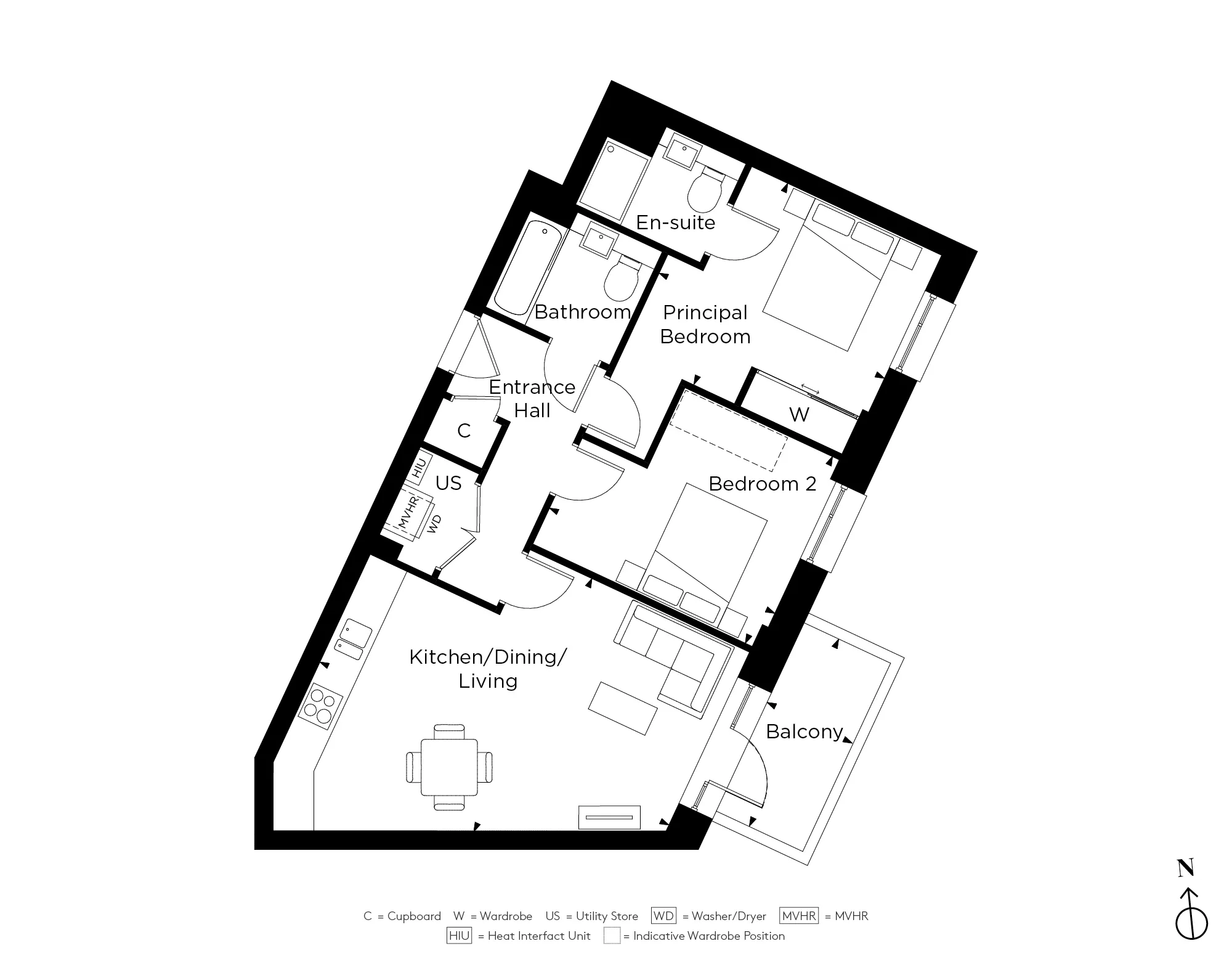 Forest View, Apartment F1.51 Floorplan