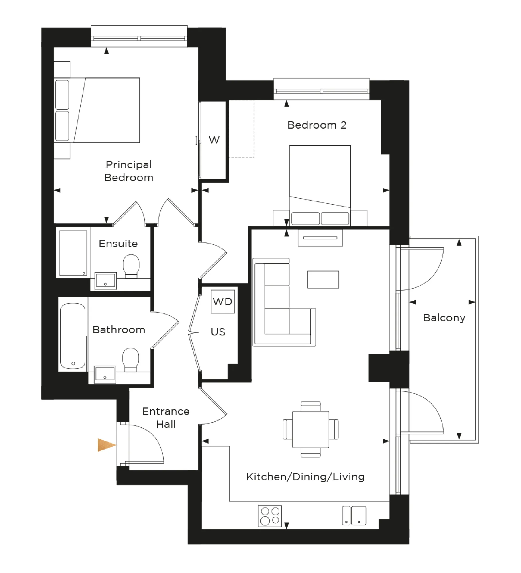 Starling House, Apartment 13 Floorplan