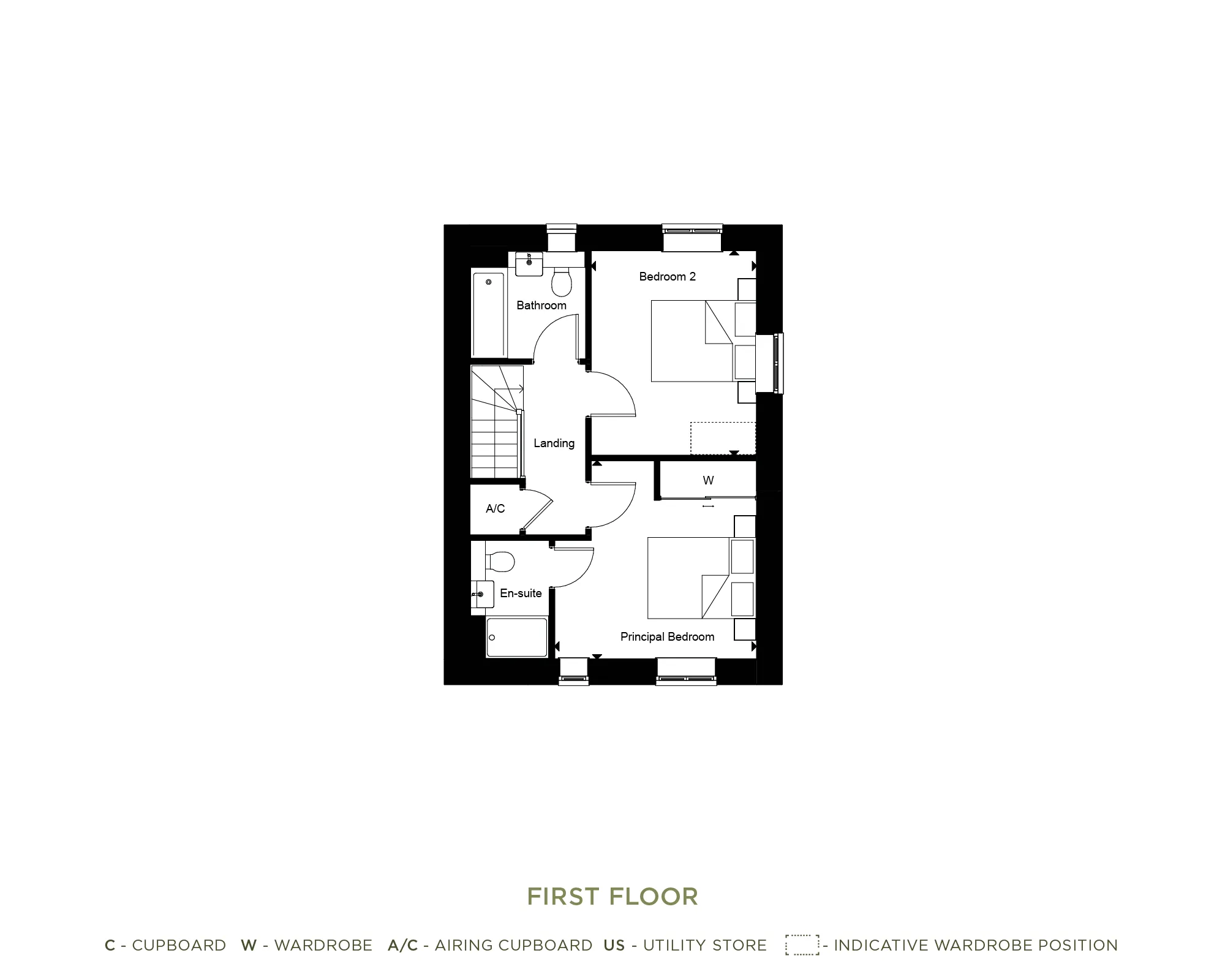The Brook. First Floor Floorplan