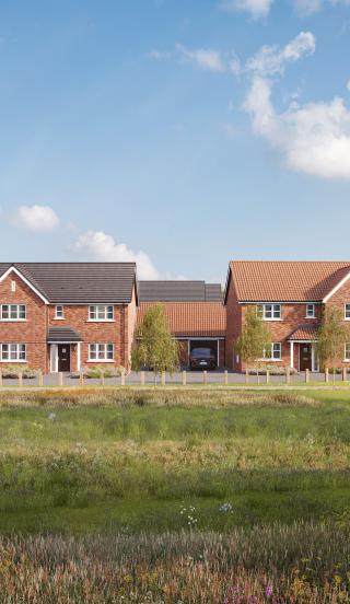 Audley Green Street Scene 1 CGI