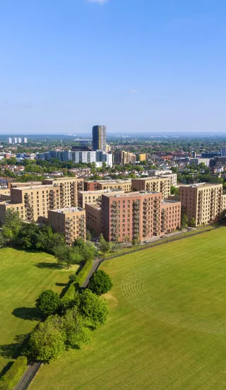 Lampton Parkside birds eye view