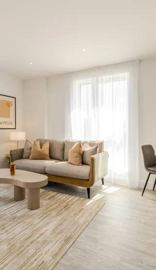 Lampton Parkside, 1bed 1bath showhome , Living Space
