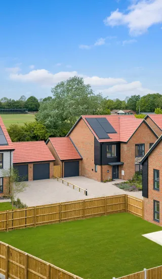 Hollymead Square - Drone Externals  2