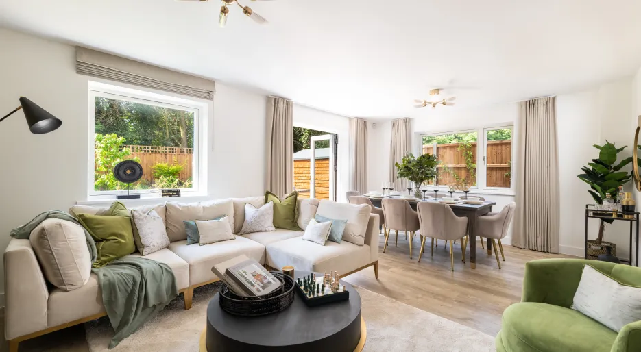 Trinity Gate show home living room