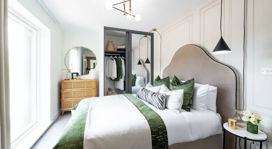 Trinity Gate show home bedroom