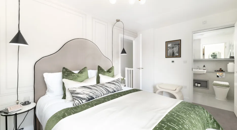 Trinity Gate show home bedroom