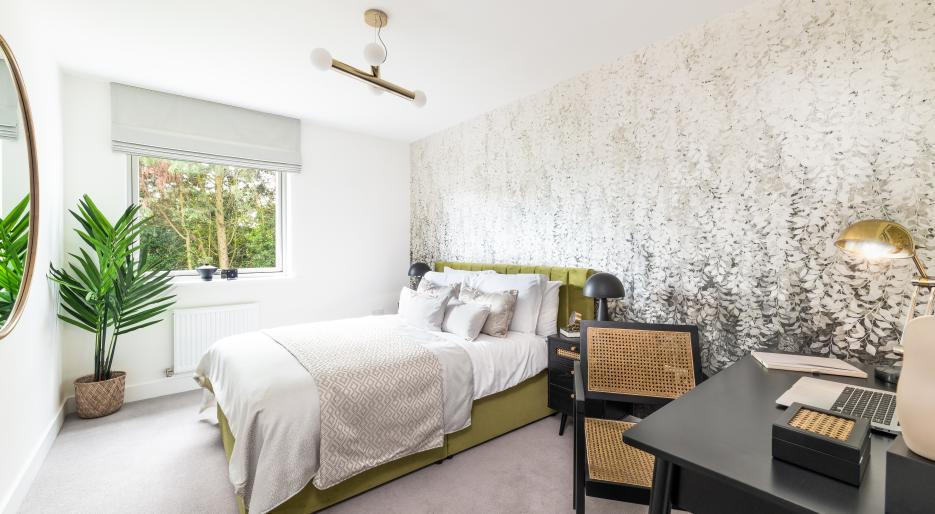 Trinity Gate show home bedroom