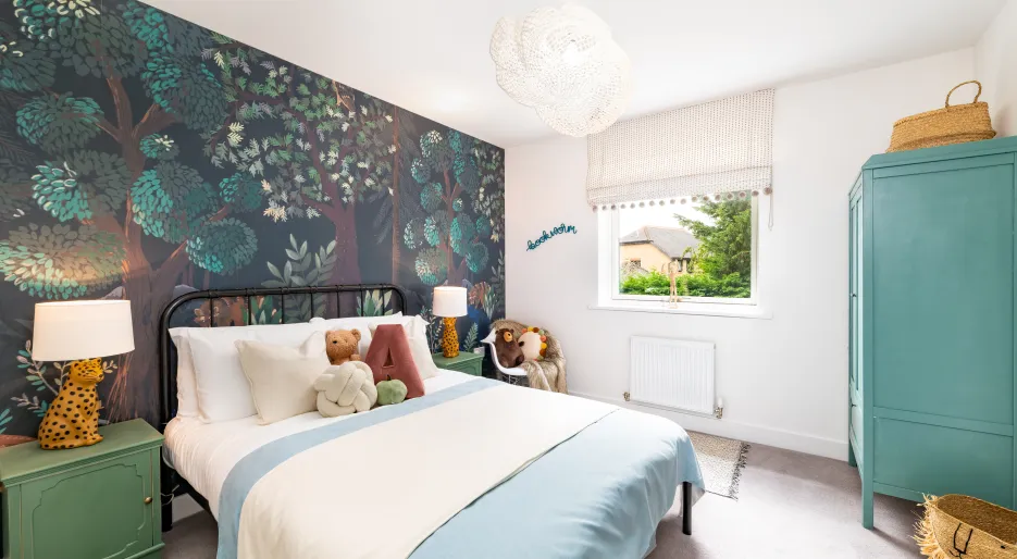 Trinity Gate show home bedroom