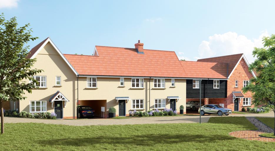 Chesterford Meadows - CGI - Plots 60-63