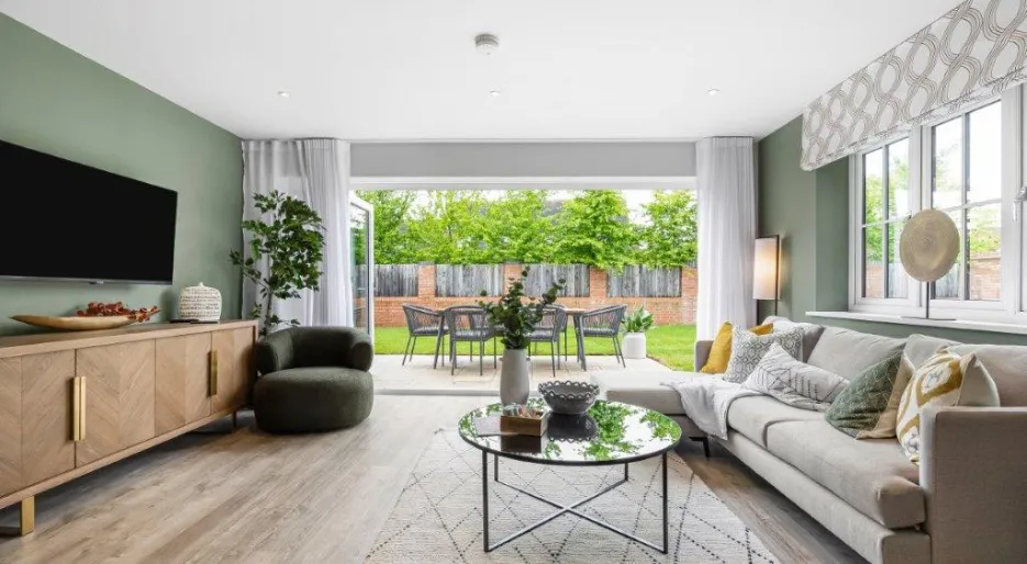 Elgrove Gardens Show Home Living Area