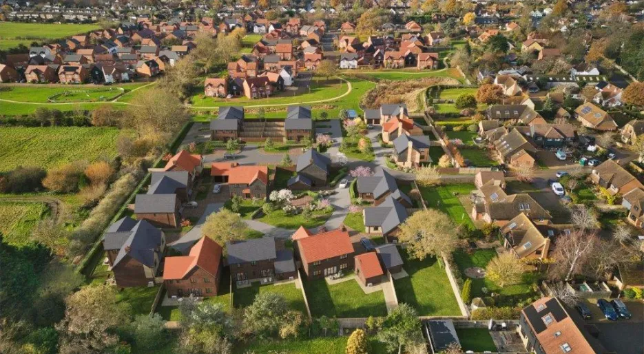 Elgrove Gardens- Aerial CGI