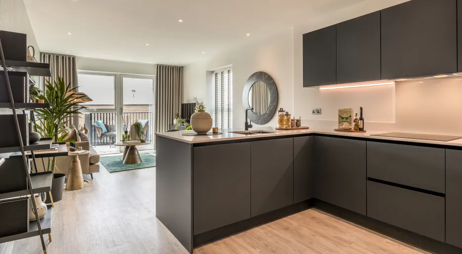 KBR - 2 bed - kitchen living