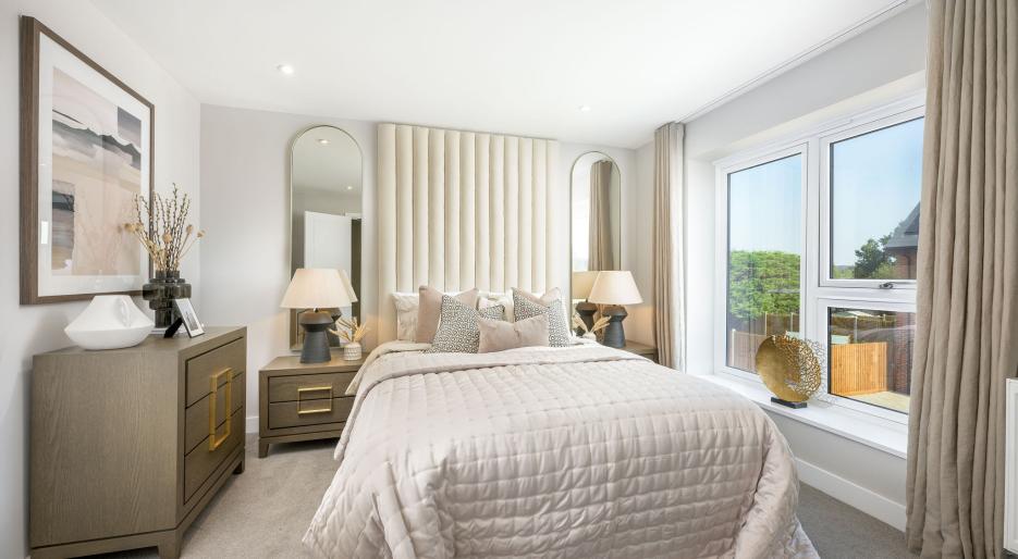 Hollymead Square - Plot 40 Main Bedroom