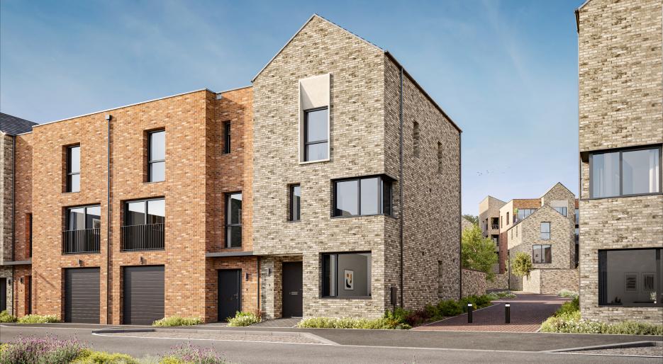Canalside Quarter Plot 16 External CGI