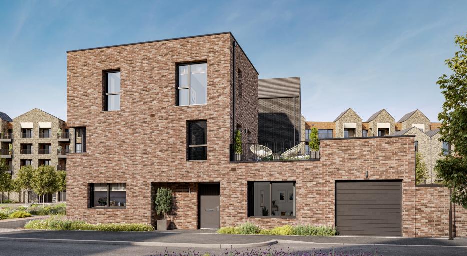 Canalside Quarter Plot 20 External CGI